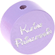 motif bead – "Kleine Prinzessin" with glitter foil : lilac