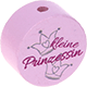 Perles avec motif « Kleine Prinzessin » : rose