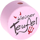 Figura con motivo "Kleiner Teufel" : rosa