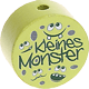 Perles avec motif « Kleines Monster » : citron