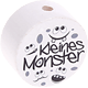 Perlina con motivo "Kleines Monster" : bianco