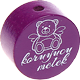 Perles avec motif « koruyucu melek » : violet violet
