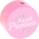 Perles avec motif « küçük Prenses » : rose bébé