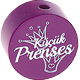 Perlina con motivo “küçük Prenses” : viola viola