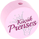Perles avec motif « küçük Prenses » : rose