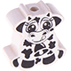 motif bead – cow : white - black