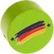 Тематические бусины «Флаг Германия» : Желто-зеленый