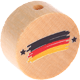 Korálek s motivem – "vlajka Německa" : přírodní