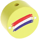 Motivpärla – flagga – Nederländerna : lemon