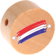 Korálek s motivem – "vlajka Nizozemska" : přírodní