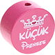 Conta com motivo "Küçük Prenses" : pink