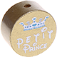 Motivpärla – "petit prince" : guld