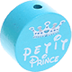 motif bead – "petit prince" : light turquoise