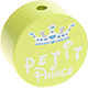 Perlina con motivo "petit prince" : limone