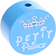 Kraal met motief "petit prince" : hemelsblauw