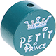 Korálek s motivem – "petit prince" : tyrkysová