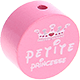 motif bead – "petite princesse" : baby pink