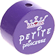 motif bead – "petite princesse" : blue purple
