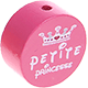Motivperle – "petite princesse" : pink