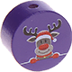 motif bead – reindeer : blue purple