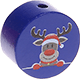 motif bead – reindeer : dark blue