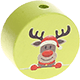 motif bead – reindeer : lemon