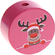 motif bead – reindeer : pink