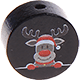 motif bead – reindeer : black