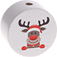motif bead – reindeer : white
