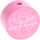 motif bead – "le petit ange de maman" : baby pink