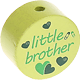 Figura con motivo "little brother" : limón