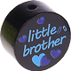 Koraliki z motywem "little brother" : czarny