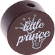 Perles avec motif « little prince » : marron