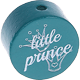 Perles avec motif « little prince » : turquoise