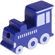 Motivperle – Lokomotive : dunkelblau