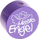 Figura con motivo "Mamas Engel" : azul púrpura