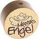 Perles avec motif « Mamas Engel » : or