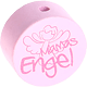 Koraliki z motywem "Mamas Engel" : różowy