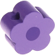 Figura con motivo Florecilla : azul púrpura