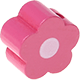 Motivperle – Mini-Blume : pink