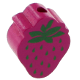 motif bead – strawberry : fuchsia