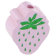motif bead – strawberry : pastel pink