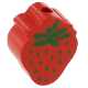 motif bead – strawberry : red