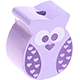 motif bead – mini owl : lilac
