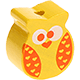 motif bead – mini owl : yellow