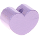 Perlina sagomata “Cuoricino” : lilla