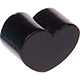 Kraal met motief Mini-hart : zwart