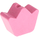 motif bead – mini crown : baby pink