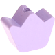 Perlina sagomata “Piccola corona” : lilla