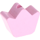 Perlina sagomata “Piccola corona” : rosa